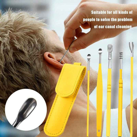 Ear Wax Cleaning Kit, 6 Pcs Ear Pick Tools.